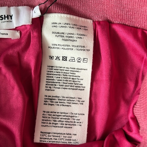 Not Shy cashmere NWT linen knit maxi skirt Womens large - Picture 8 of 8